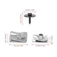 thumbnail image 1 of Acaigel 24Pcs Under Engine Cover Undertray Fitting Clips For Mercedes C Class W203 W204, 1 of 5