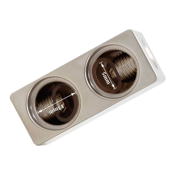 Acaigel 2Pcs Car Audio Power And Ground 1/0 Awg To 1/0 0 Gauge Offset Amp Input Reducers