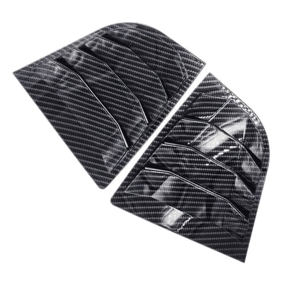 Acaigel 2Pcs Carbon Fiber Side Vent Window Scoop Louver Cover For Kia Forte K3 2014-2018