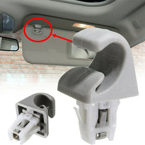 Acaigel 2Pcs Sun Visor Hook Clips Bracket For Toyota Camry Highlander Corolla Prius