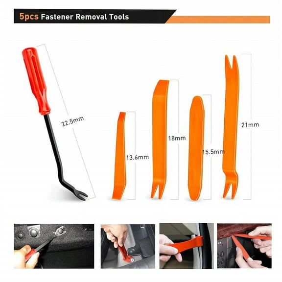 Acaigel 30PCS Car Upholstery Clip Plier Fastener Remover Repair Tool Set