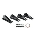 thumbnail image 1 of Acaigel 4Pcs ABS Car Rear Bumper Lip Diffuser Spoiler - Carbon Fiber Look, 1 of 5