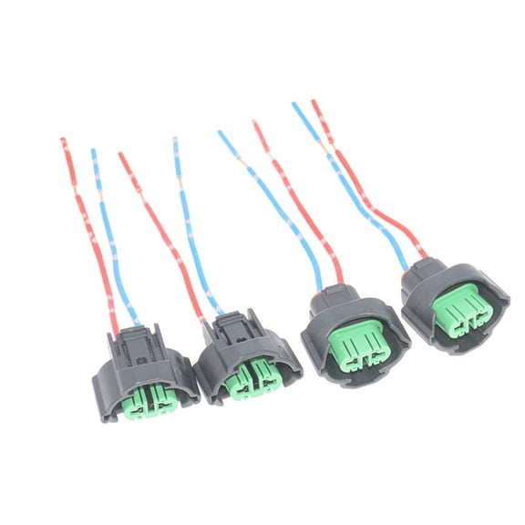 Acaigel 4pcs H11 H8 Female Adapter Wiring Harness Socket Wire Plug for Fog Light