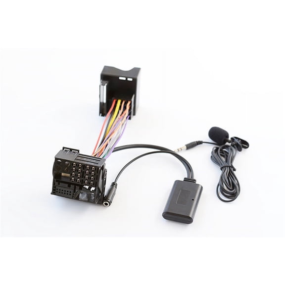 Acaigel Car 12pin Aux Bluetooth 5.0 Adapter Wireless Music Audio Cable Microphone Input for Bmw X5 X3 Z4 E83 E85 E86 E39 E53