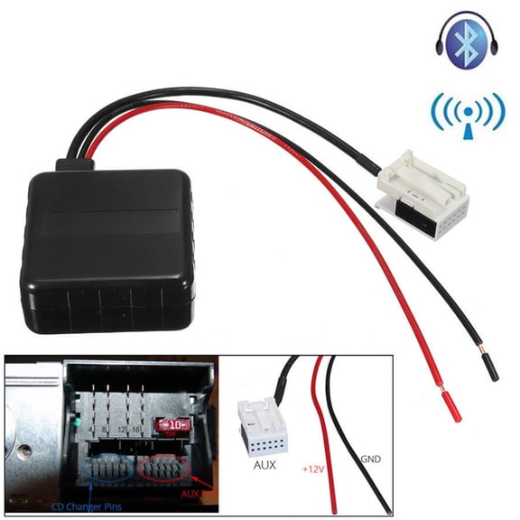 Acaigel Car Bluetooth Module For BMW E60 Radio Stereo Aux Cable Adapter Wireless Audio