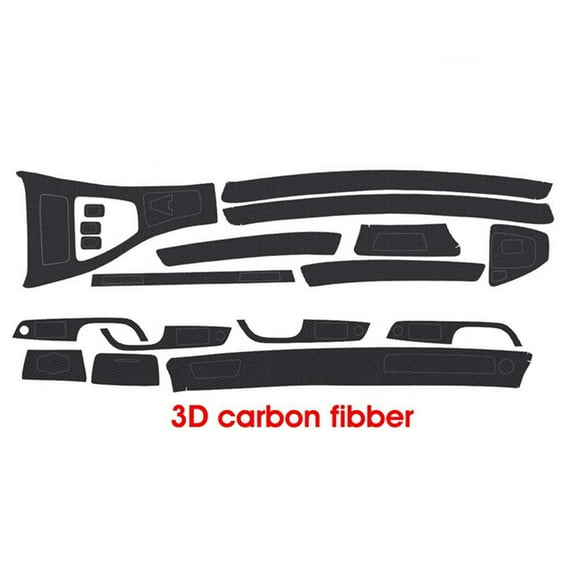 Acaigel Car Full Kit/Set 3D Car Interior Carbon Fiber Wrap Trim For Bmw E90 E92 E93 2005-2012 Protector Sticker Decals Accessory