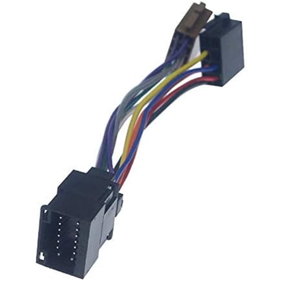 Acaigel Car Stereo Radio Conversion Plug Adapter 16PIN to ISO Original Head Units Wire Harness