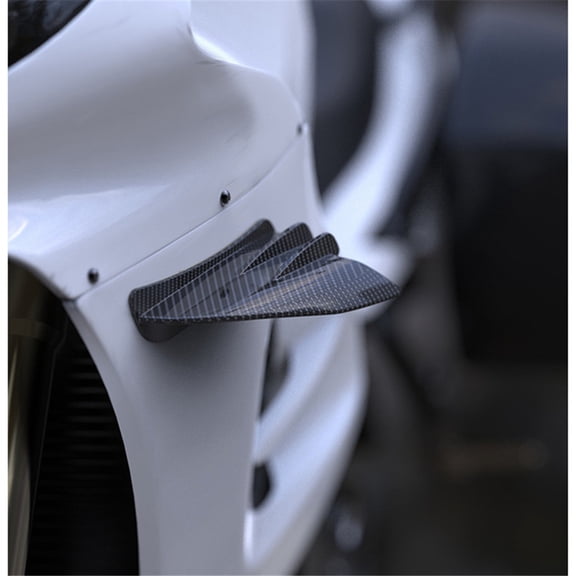 Acaigel Carbon Fiber Look Motorcycle Winglet Fairing Racing Wing Kit Spoiler Aerodynamic Spoiler Wing Kit