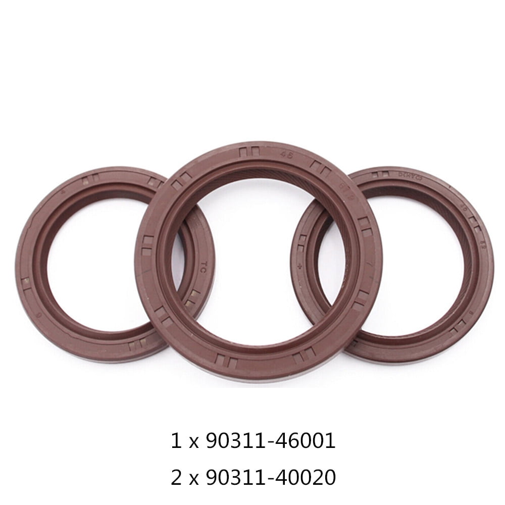 Acaigel Crank Cam Seals for Toyota Supra Lexus Gs300 Sc300 Is300 9031146001 9031140020