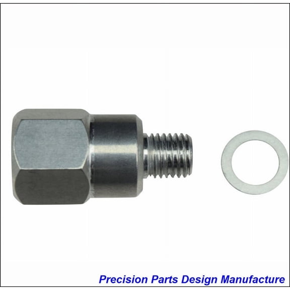 Acaigel For Ls Swap Gauge Sensor Adapter Coolant Temperature Sensor M12-1.5 To 3/8" Npt