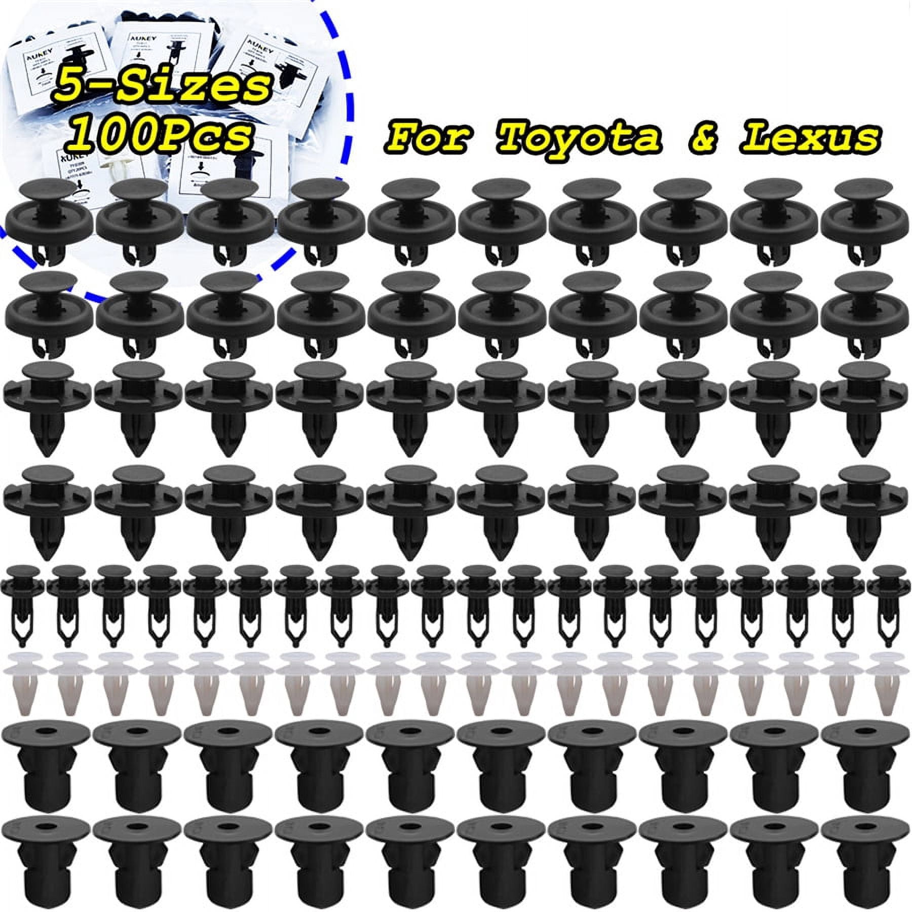 Acaigel For Toyota Lexus 100 Pcs Panel Bumper Fender Push Rivets ...