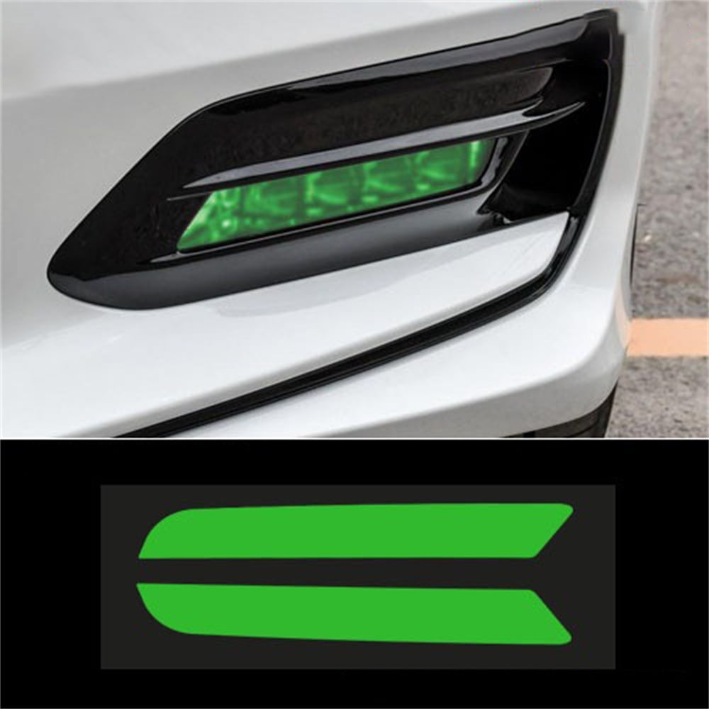 Acaigel Green Fog Light Front Overlays Vinyl Tint Stickers for Honda ...