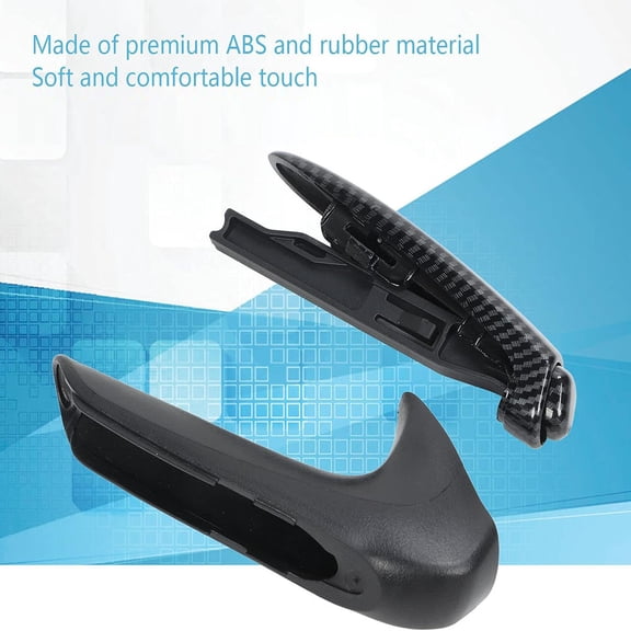 Acaigel Handbrake Protector Car Handle Brake Grips Handle with Carbon Fiber Pattern Cover for Honda Civic 2006 - 2011