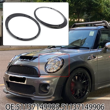 Chrome Headlight Trim Rings (Left & Right) For Mini Cooper R55 R56 2007-2015