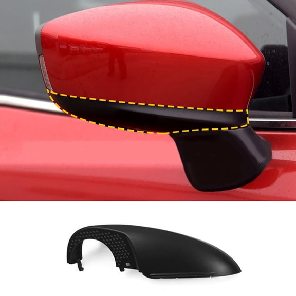 Acaigel Right Rear Mirror Base Plate Cover for Mazda 3 AXELA 2014-2016