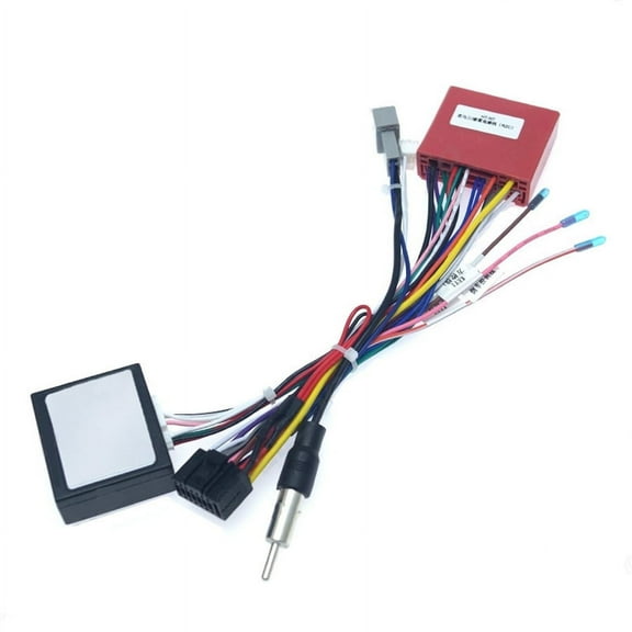Acaigel Stereo Radio Wiring Harness Power Cable Adapter With Canbus Box For Mazda3 08-12
