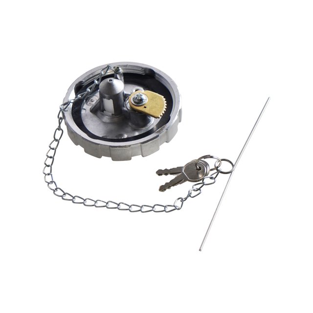 Acaigel Truck Fuel Tank Locking Gas Cap with 2 Keys for Kenworth Peterbilt Freightliner Western