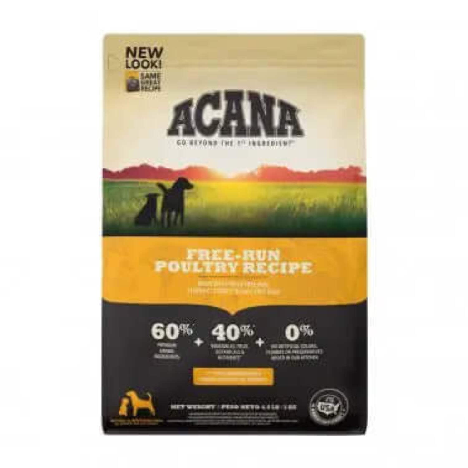 Acana Heritage FreeRun Poultry Formula GrainFree Chicken, Turkey