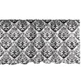 thumbnail image 1 of Ambesonne Acanthus Valance Pack of 2, Victorian Gothic Motif, 54"X12", Charcoal Grey and White, 1 of 4