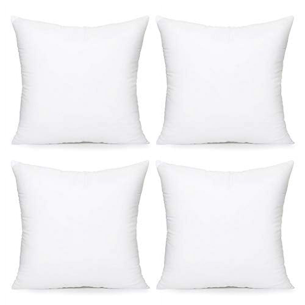 Acanva Throw Pillow Inserts 16" x 16" Decorative Stuffer Soft