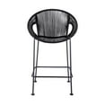 thumbnail image 1 of Acapulco 26" Indoor Outdoor Steel Bar Stool with Black Rope, 1 of 12