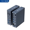 thumbnail image 1 of ACASIS Dual Docking Station 21 Ports USB-C Ethernet Display Power Hub, 1 of 8