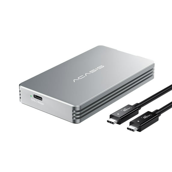 ACASIS 40Gbps M.2 NVMe SSD Enclosure, NVMe Enclosure for M1/M2/ Pro/Max,Compatible with USB4/3.2/3.1/3.0/2.0, Support 2280/2260/2242/2230 B+M M-Key, Tool Free Installation
