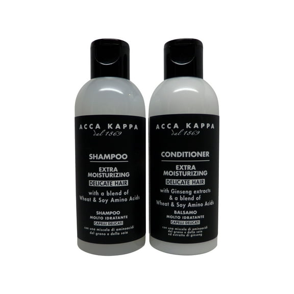 Acca Kappa White Moss Shampoo & Conditioner lot of 2 (1 of each) 2.5oz bottles