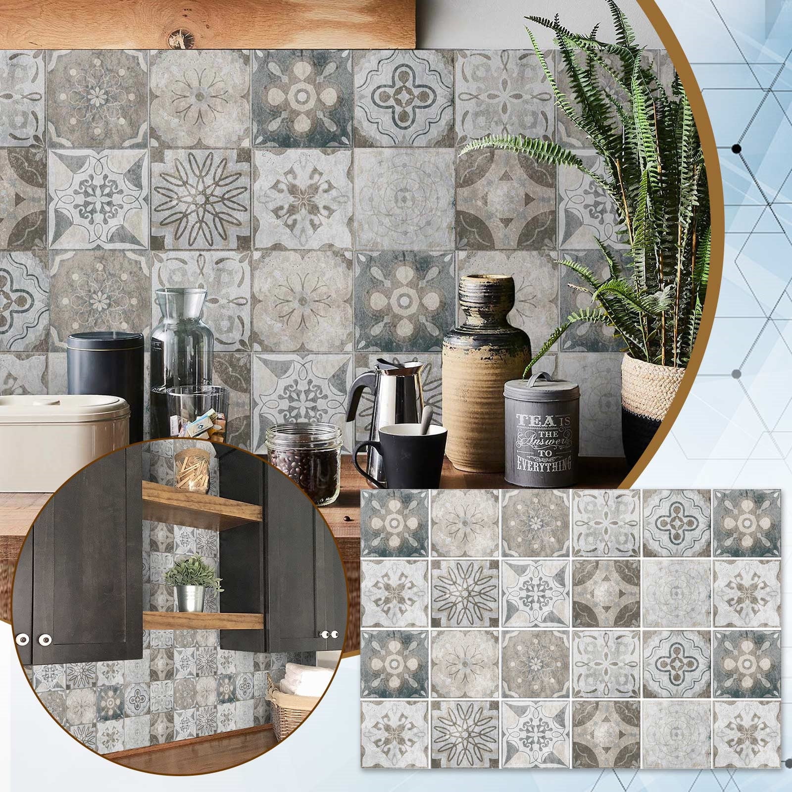 Accaprate 24pcs Wall Stickers Self Adhesive Colorful Bedroom Furniture