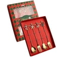 Accaprate ChristmasThemed Cutlery Christmas Tableware Set Stainless