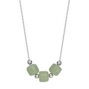 Accaprate Hotan Jade Necklace Women's Small Design Sense Of Life Young Luxury Collar Chain