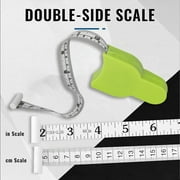 Accaprate Pattern Body Fat Caliper Tape Waist Retractable Ruler Kit Measure Tool Health Fitness