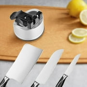 Accaprate Pocket Kitchen Chef Scissors Sharpener For Straight & Serrated 2 Stage Sharpening Tool Helps