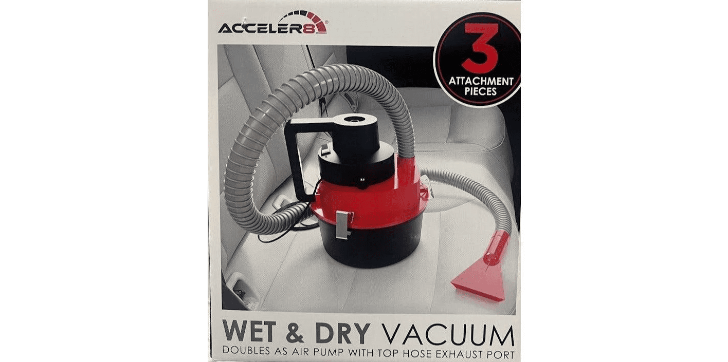 Acceler8 Wet & Dry Shop Vacuum Cleaner