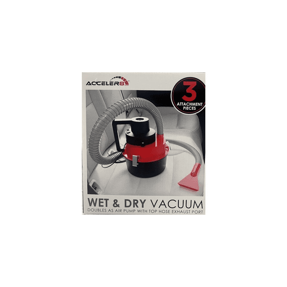 Acceler8 Wet & Dry Shop Vacuum Cleaner
