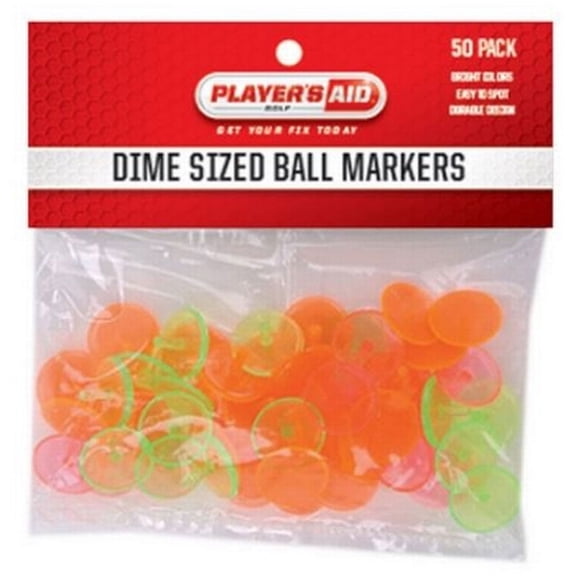 Accelerated Golf Golf Dime-Sized Neon Ball Markers Multi Ball Marker New