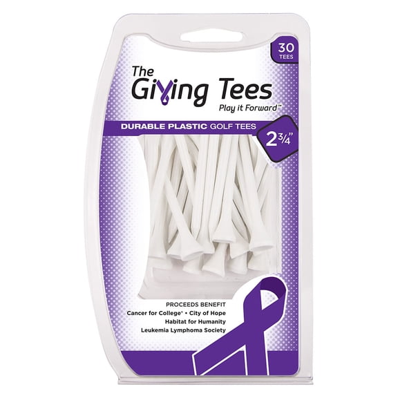 Accelerated Golf The Giving Tees White Golf Tees New