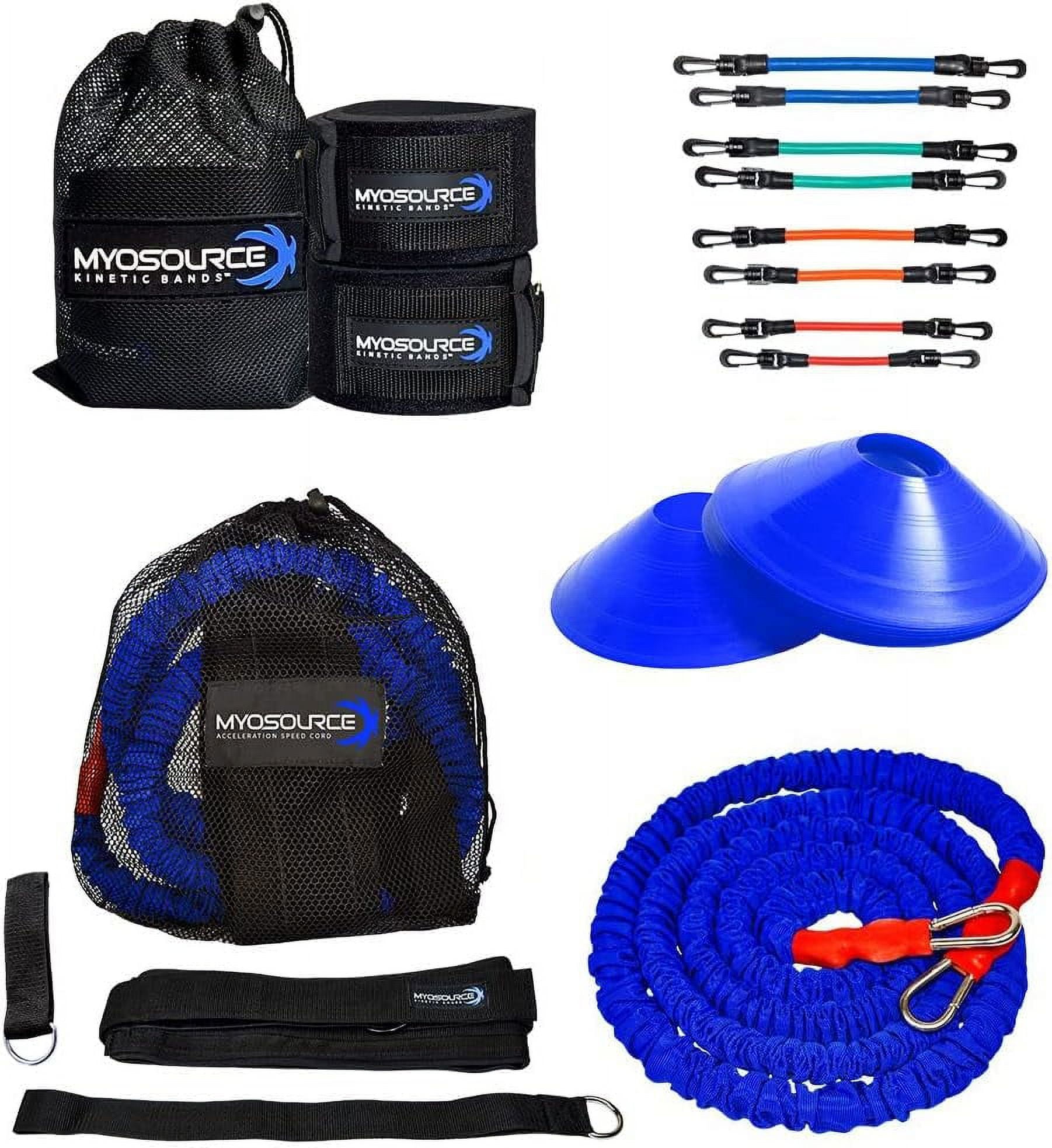 Acceleration Speed Agility Training Set Leg Resistance Bands, Bungee Cord, Quick Feet Training