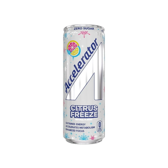 Accelerator Citrus Freeze Energy Drink, 12 fl oz can
