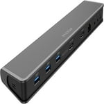 Accell InstantView USB-C 4K Docking Station - 2 HDMI, 3x USB-A 3.1, Ethernet, Audio Ports Compatible with PC, macOS, Android, Chromebook, (K31G2-001B)