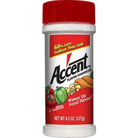 Accent All Natural Flavor Enhancer, 4.5 Oz, 2 Pack