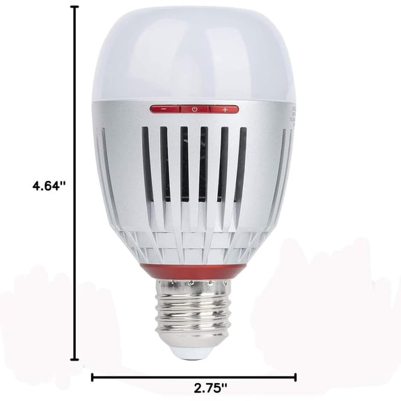 Accent B7c  Smart Bulb 7W RGBWW, 2000k-10000k Bi Color, CCT/HSI/FX Mode, App Control Built-in Battery, E26/E27 Socket