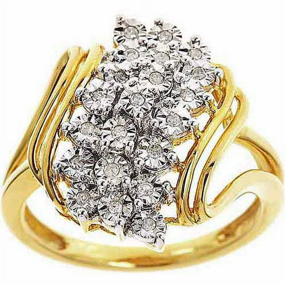 Accent Carat T.w. Round White Diamond St