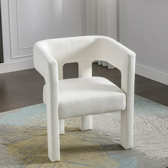 Accent Chair, Accent Chairs with Back and Armrest, Accent Chairs for Living Room in Linen Fabric, Armchair Living Room Reading Chairs for Bedroom, Waiting Room and Dining Room, Beige