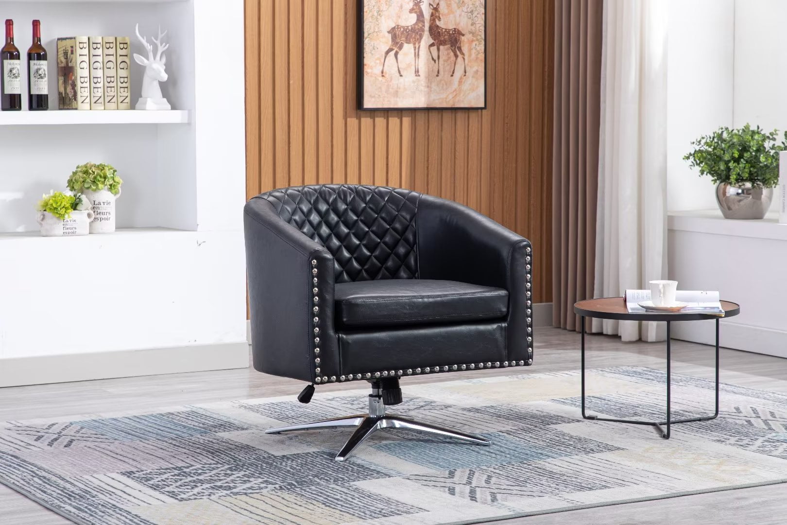 https://i5.walmartimages.com/seo/Accent-Chair-Club-Chair-Barrel-Living-Room-Rivets-4-Metal-Legs-Swivel-Mid-Century-Leisure-Lounge-Bedroom-Office-Black_4c8b5346-2b2e-477f-aeab-97710c1f9eac.c54880a62de2c6ec332d711634efdefc.jpeg