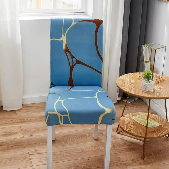 Accent Chair Cover Spandex Chair Covers for Dining Room Set of 6 Removable Chair Cover Washable Protector Stretch for Kitchen Living and Dining Room