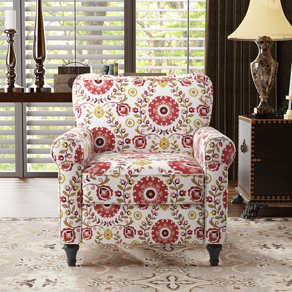 Flower print chair sale