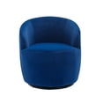 thumbnail image 1 of Accent Chair Sofa Armchair With Black Powder Coating Metal Ring Teddy Fabric Soft Cushion Chair For Living Room Lounge Bedroom, 1 of 9