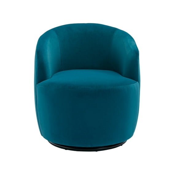 Accent Chair Sofa Armchair With Black Powder Coating Metal Ring Teddy Fabric Soft Cushion Chair For Living Room Lounge Bedroom