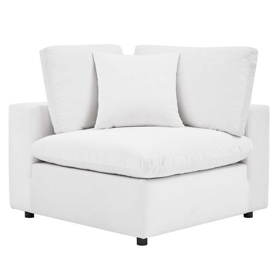 Accent Chair, Velvet, White, Modern Contemporary Urban Design, Living Lounge Room Hotel Lobby Hospitality